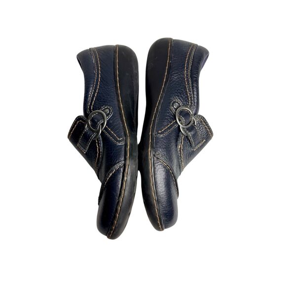 Clark’s blue leather Ashland indigo loafers size 6 - Picture 2 of 12